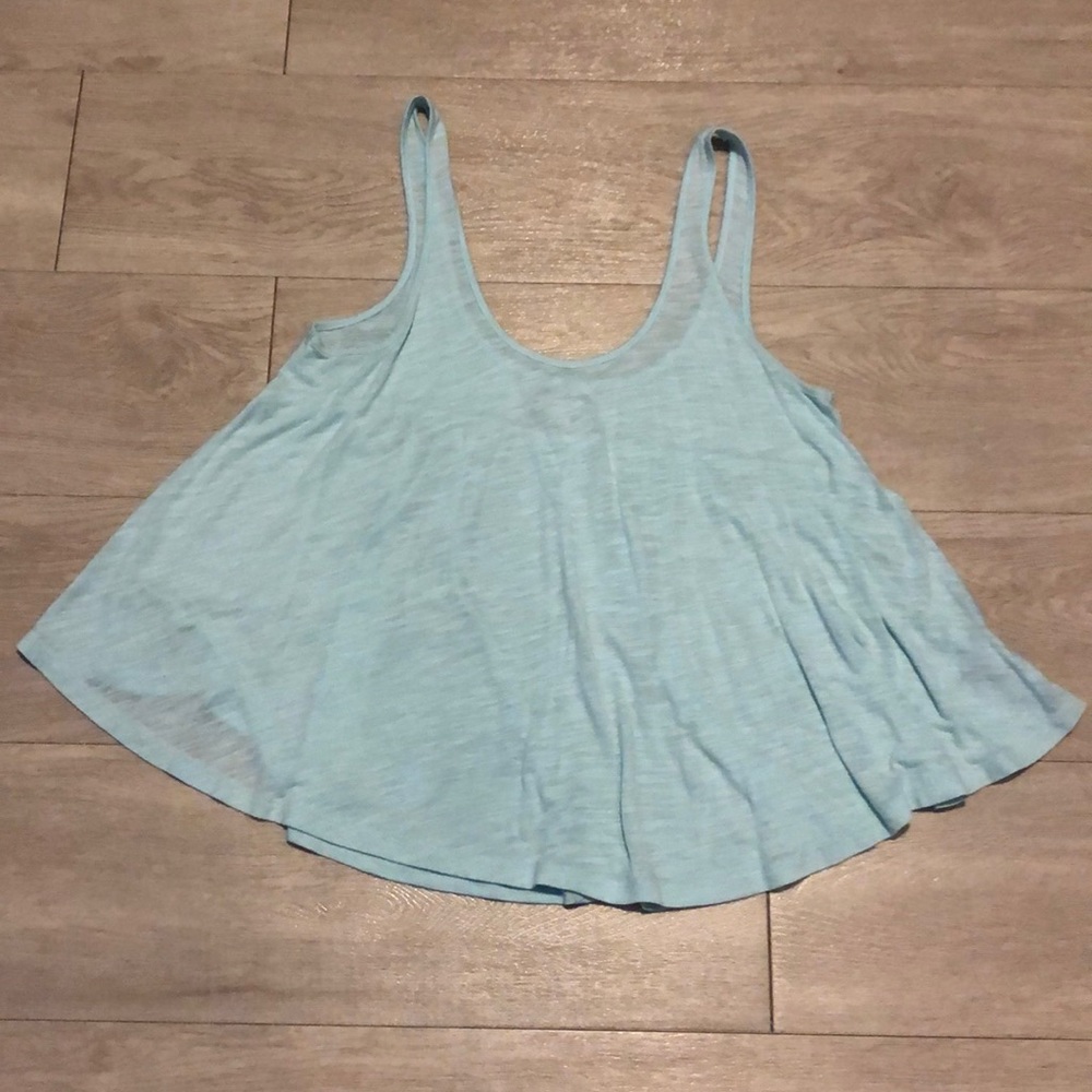 AE light blue babydoll style tank